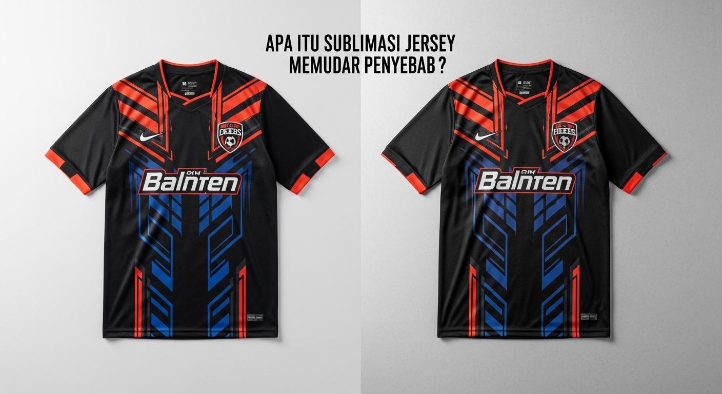 sublimasi jersey memudar penyebab