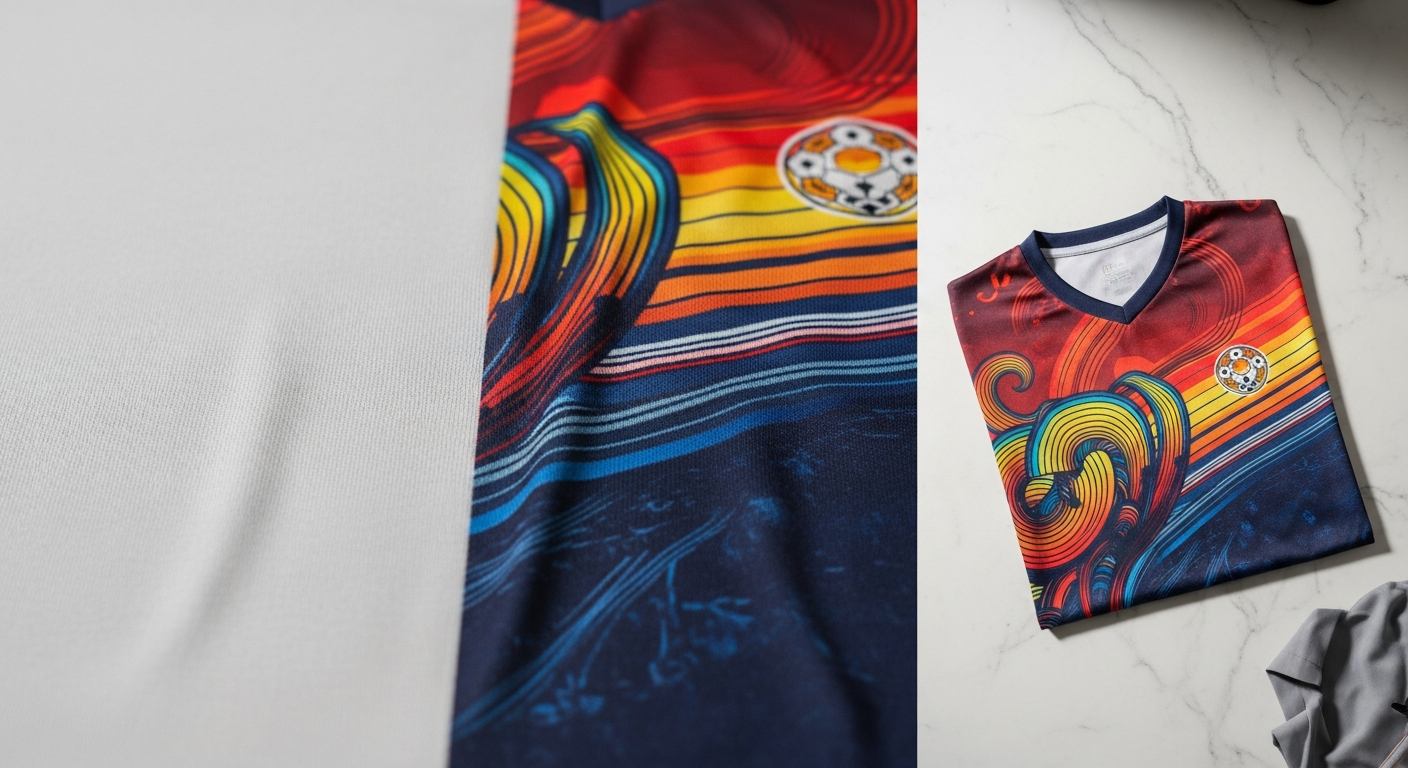 sublimasi jersey retro vintage