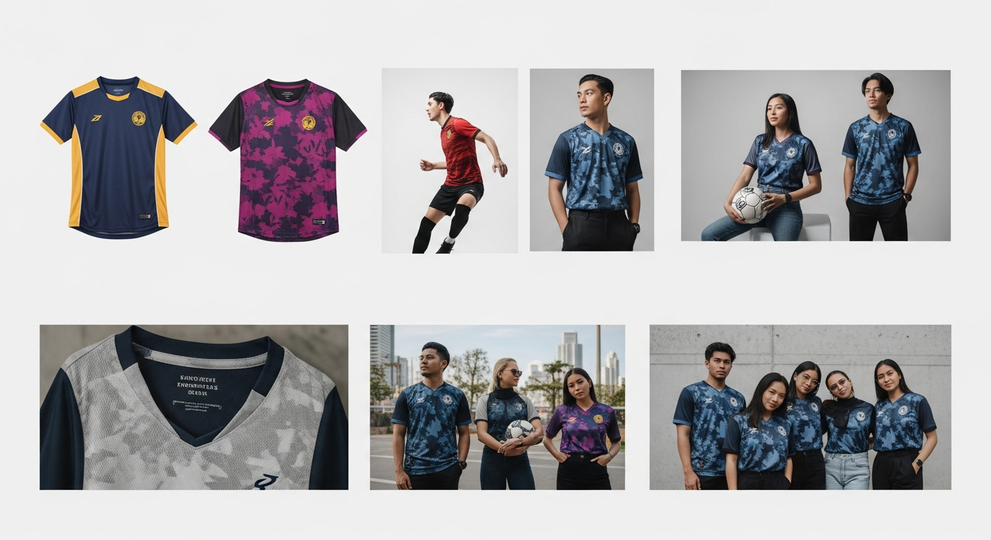 sublimasi jersey retro vintage