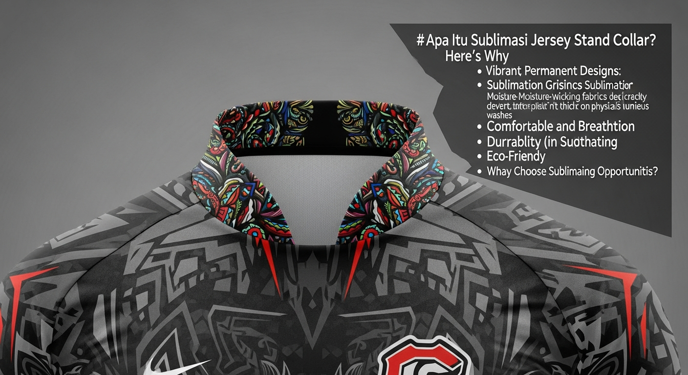 sublimasi jersey stand collar