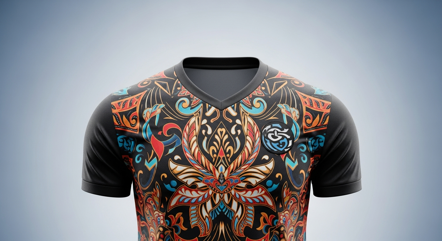 sublimasi jersey v-neck