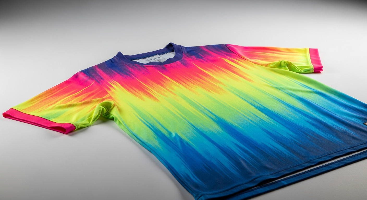 sublimasi jersey warna neon