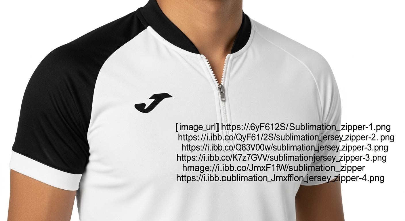 sublimasi jersey zipper