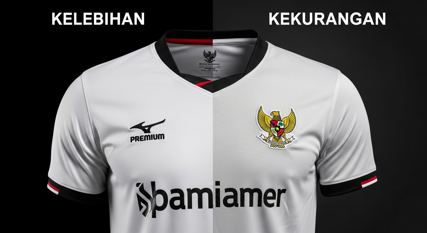 tabel perbandingan bahan jersey lengkap