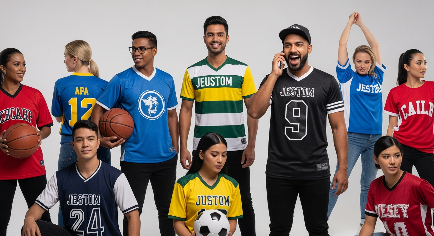 target market jersey custom