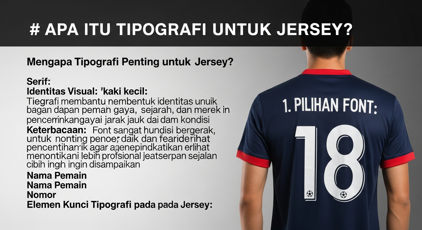 tipografi untuk jersey