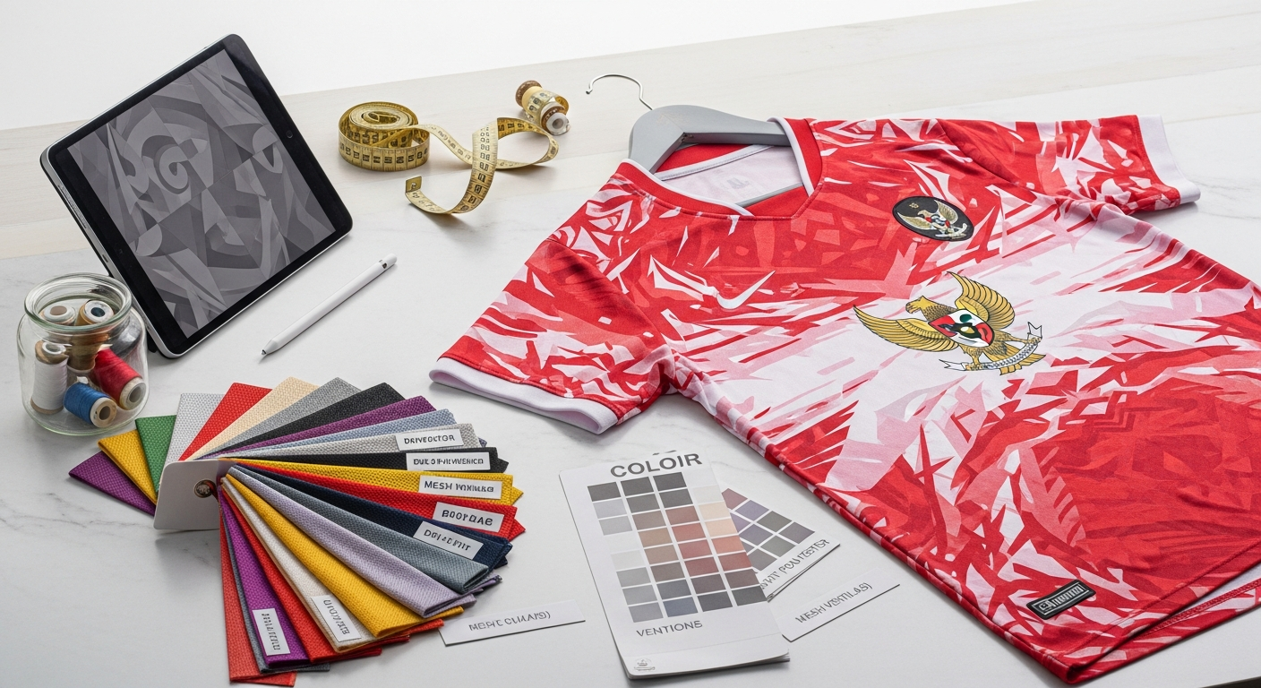 tutorial bordir jersey pemula