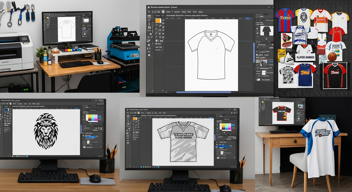 tutorial coreldraw desain jersey