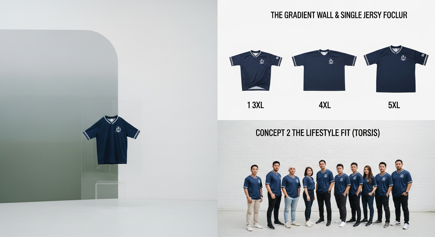 ukuran jersey big size 3XL 4XL 5XL