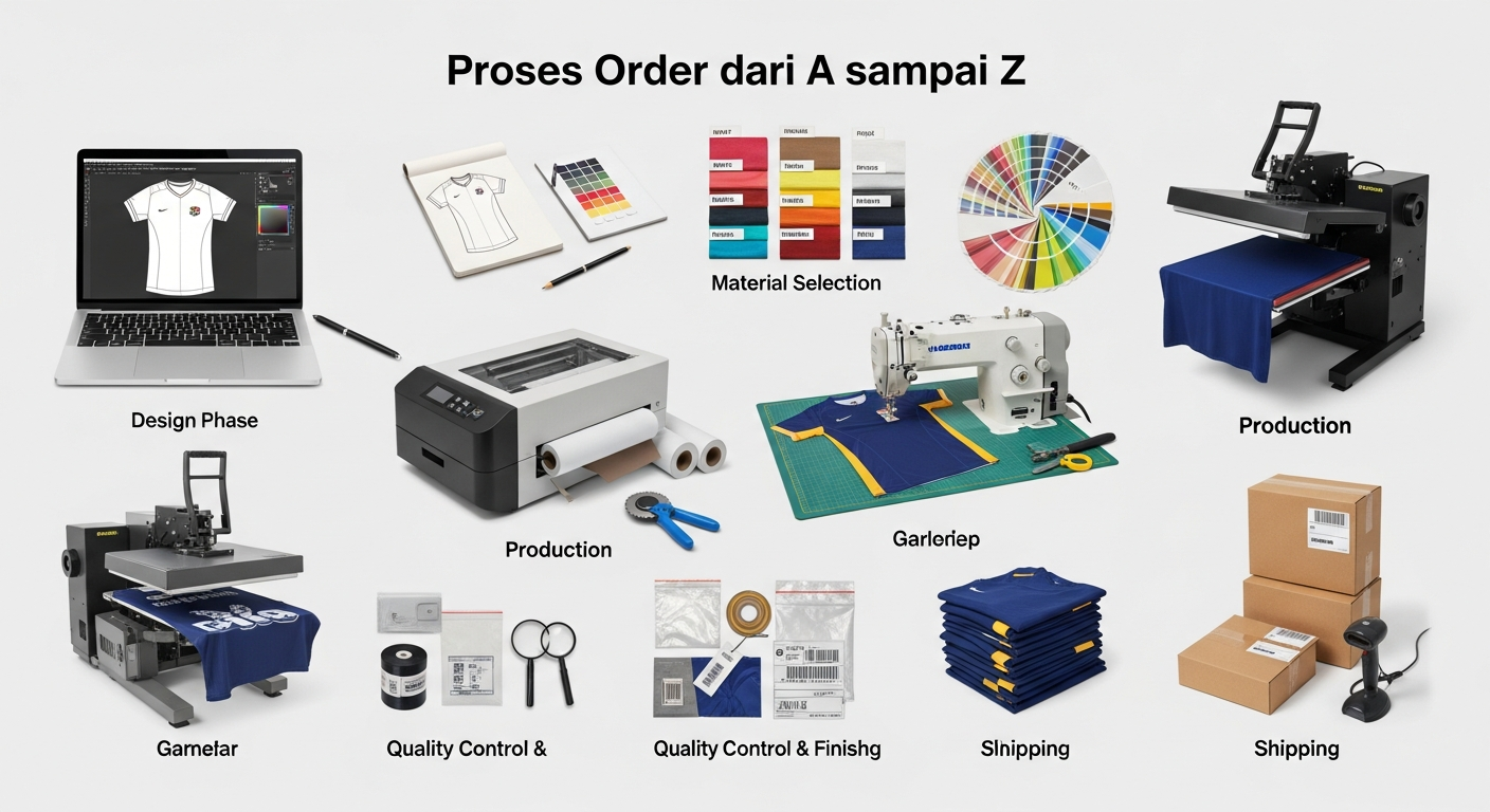 Proses Order dari A sampai Z - vendor jersey custom balikpapan | Natex Vendor