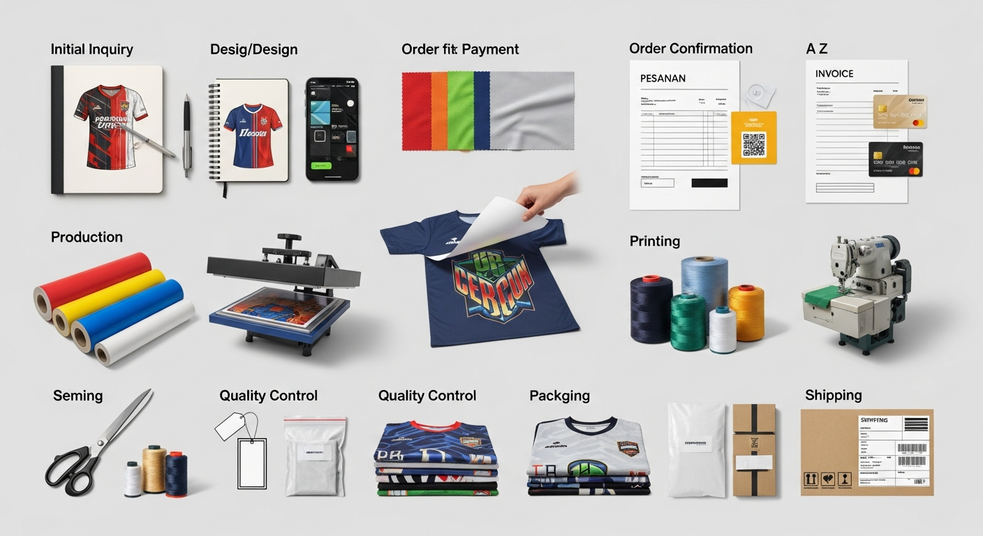 vendor jersey full service desain