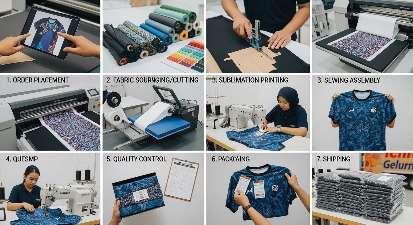 Proses Order dari A sampai Z - vendor sablon jersey terpercaya | Natex Vendor