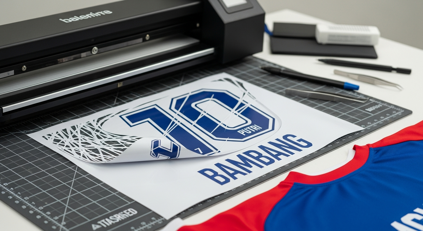 vinyl cutting jersey nama nomor