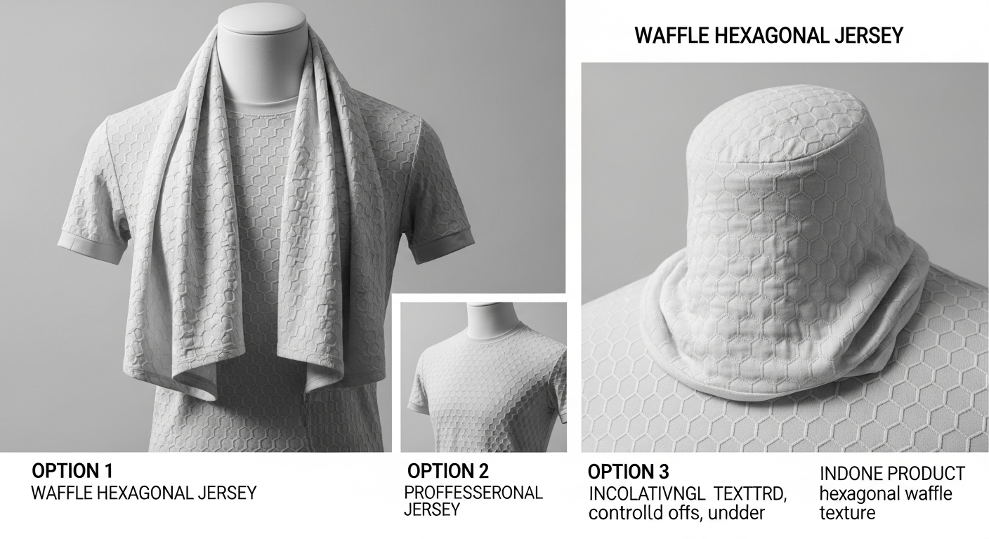 waffle hexagonal jersey
