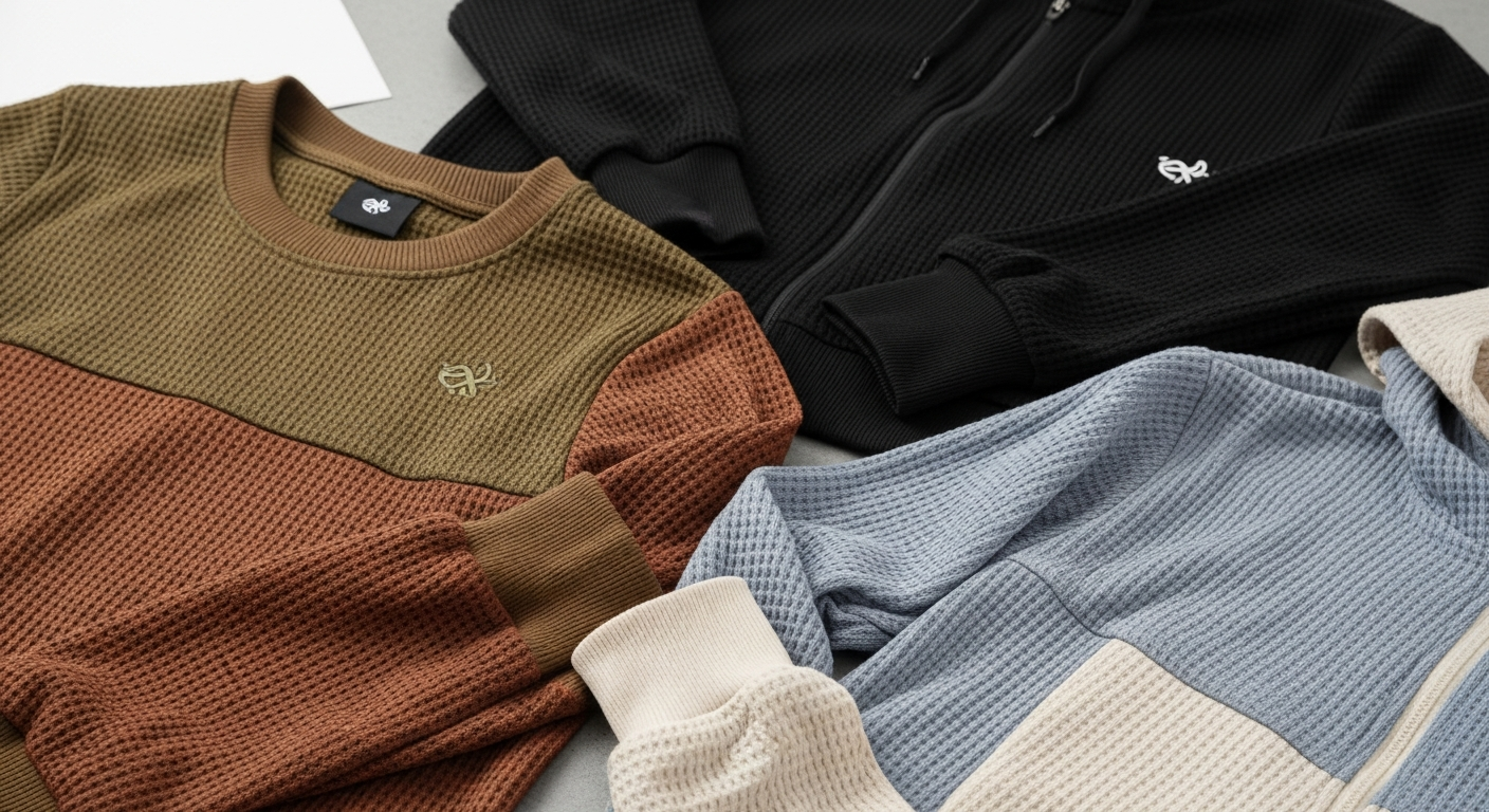 waffle jersey athleisure