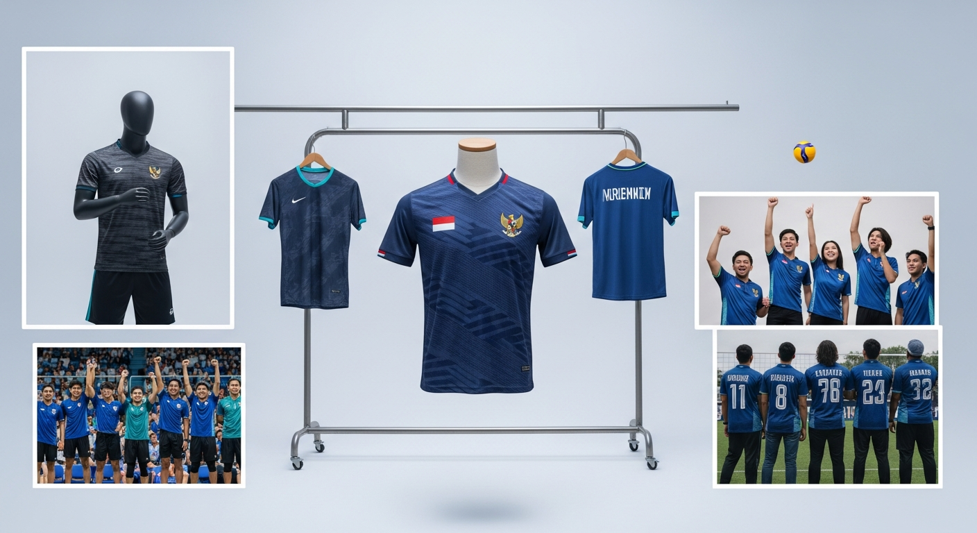 waffle jersey badminton