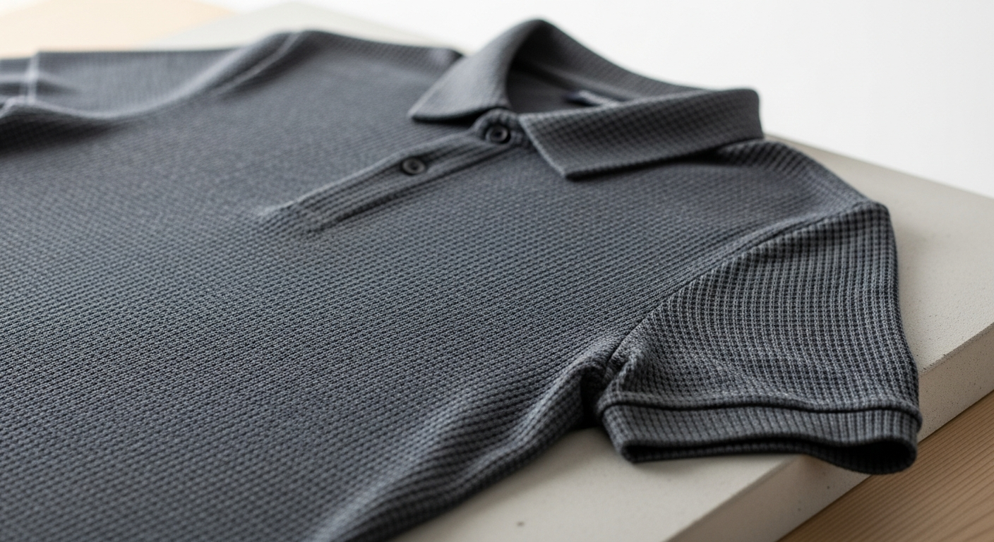 waffle jersey untuk polo shirt
