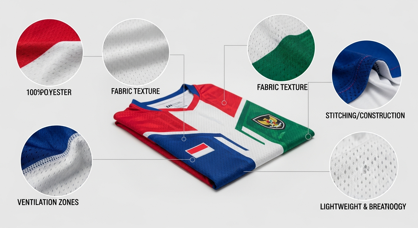 waffle jersey untuk polo shirt