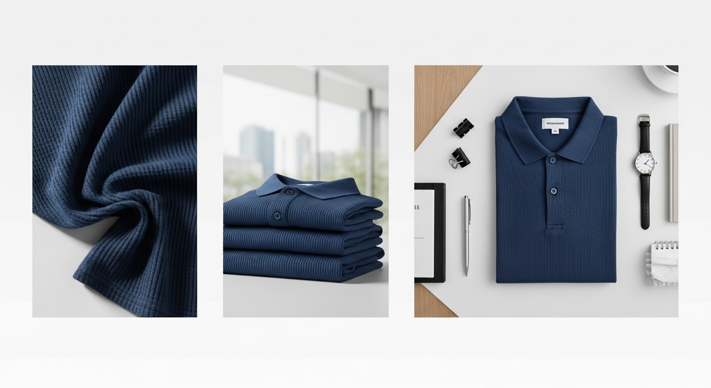 waffle jersey untuk seragam kantor