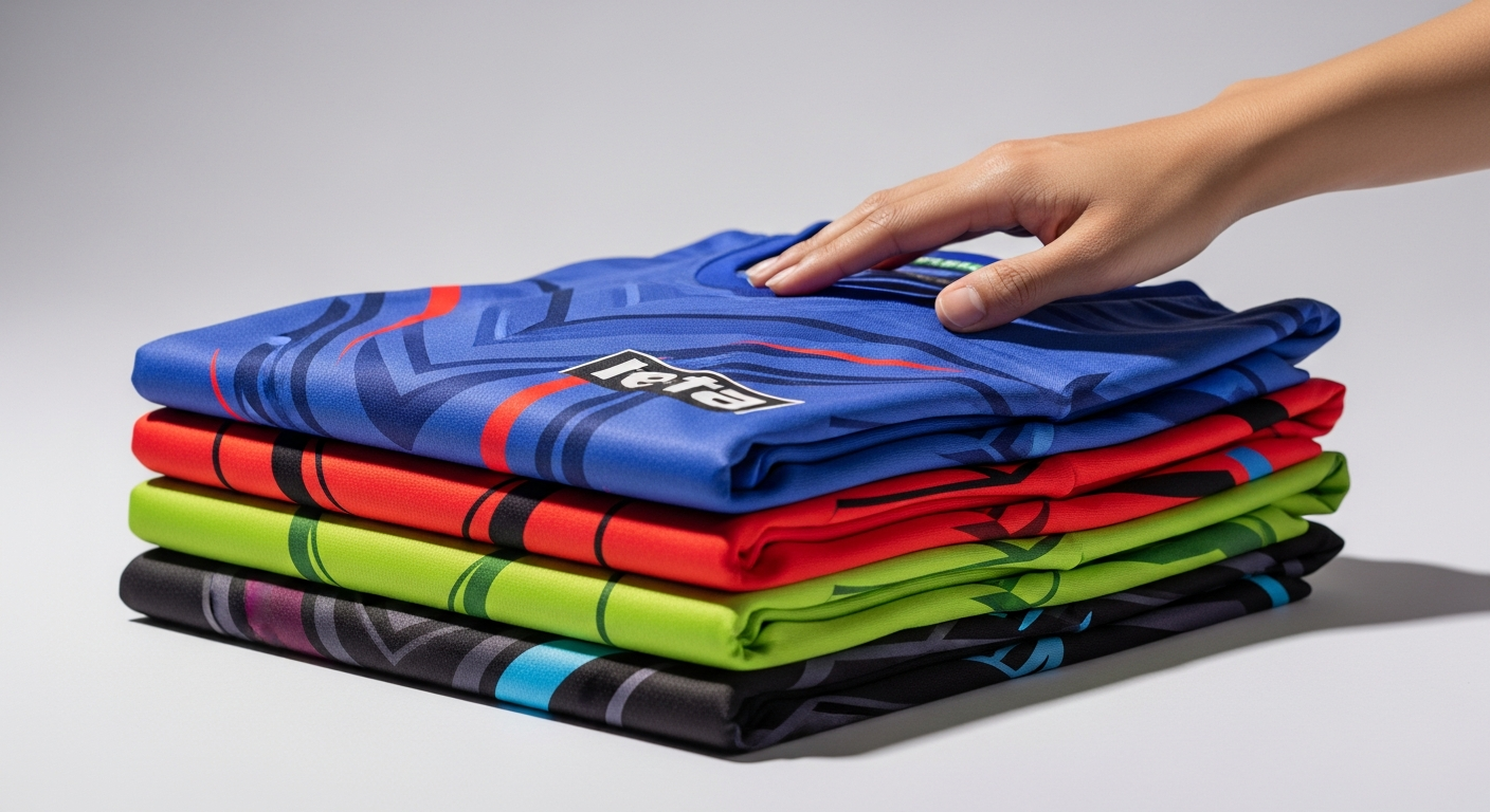 waffle jersey untuk seragam sekolah