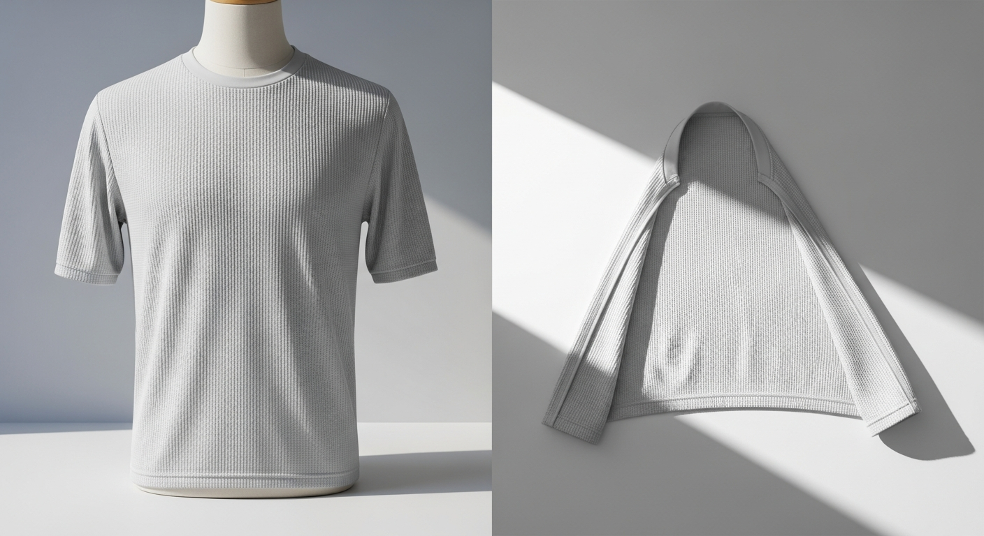 waffle jersey UV protection