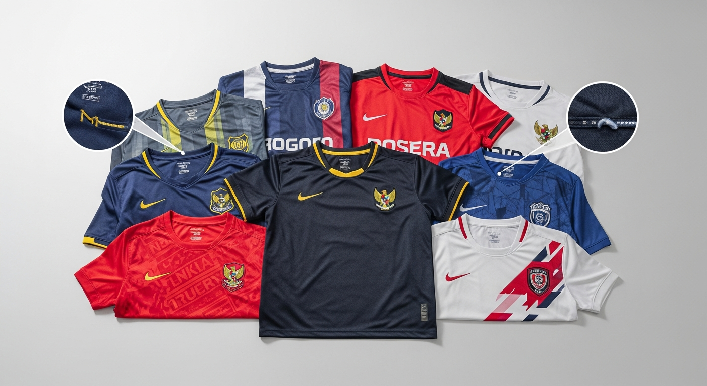 waffle jersey warna cerah