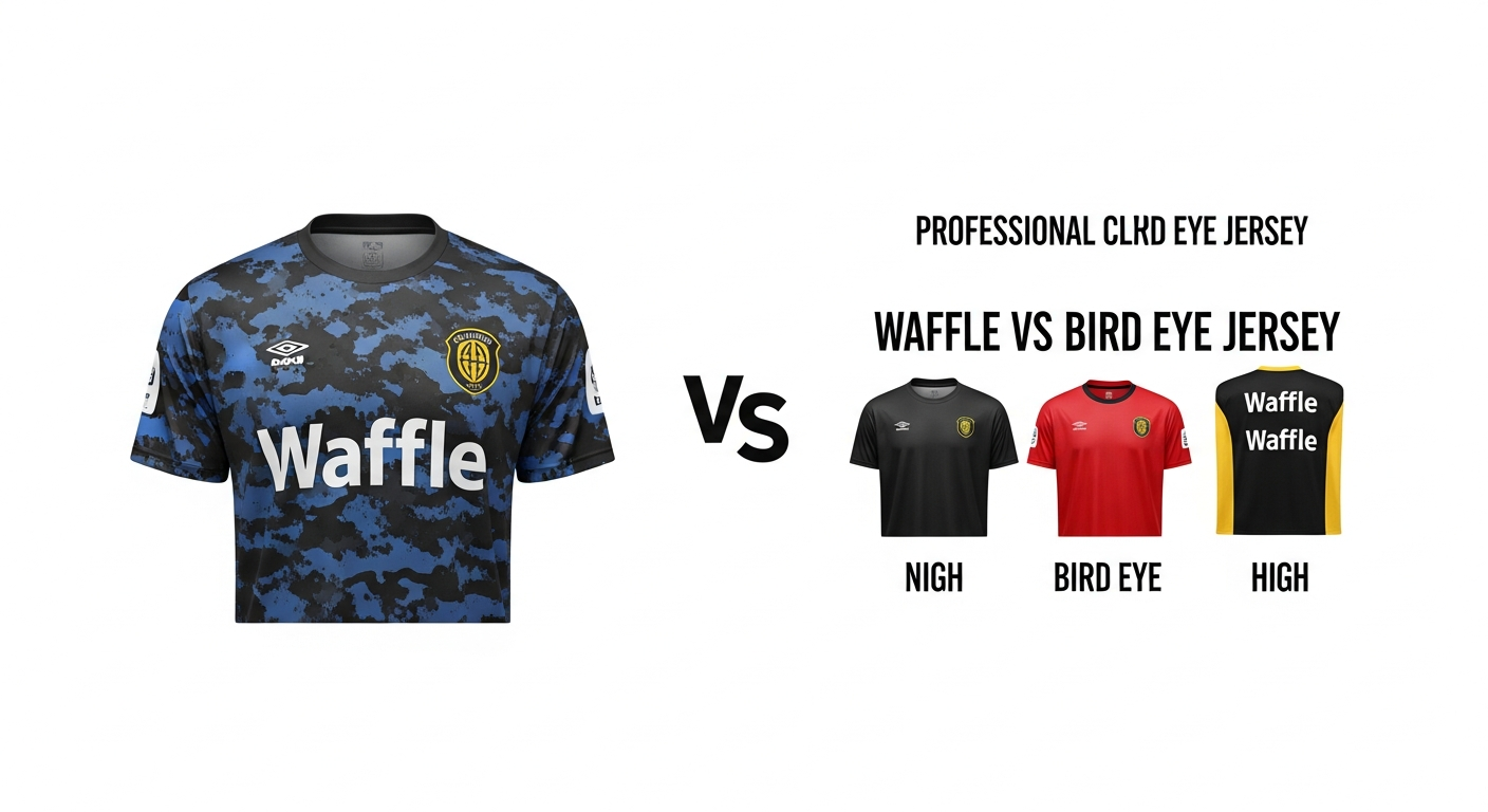 waffle vs bird eye jersey