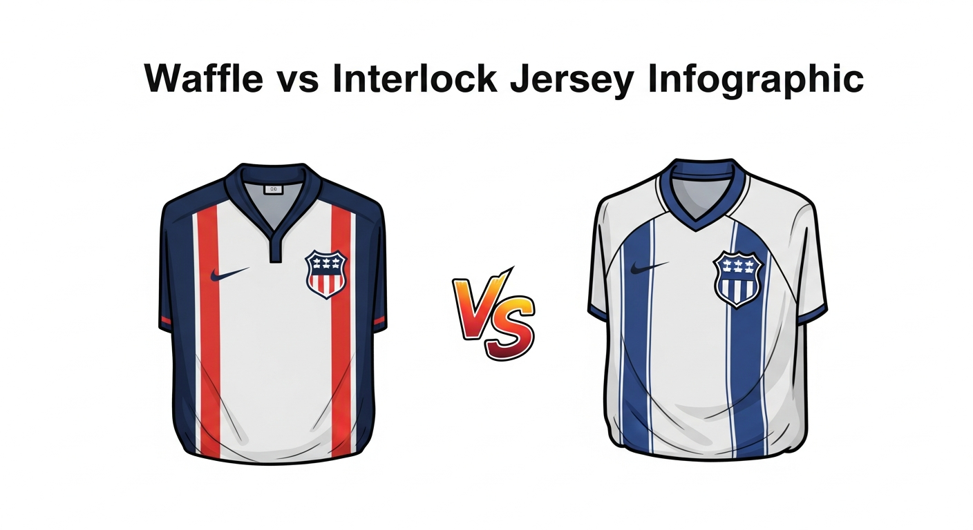 waffle vs interlock jersey