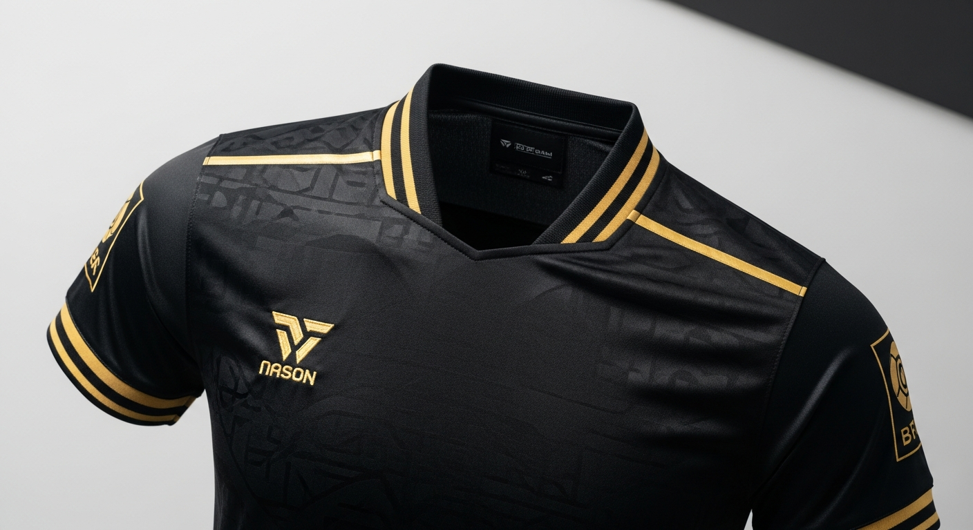 warna jersey hitam dan emas