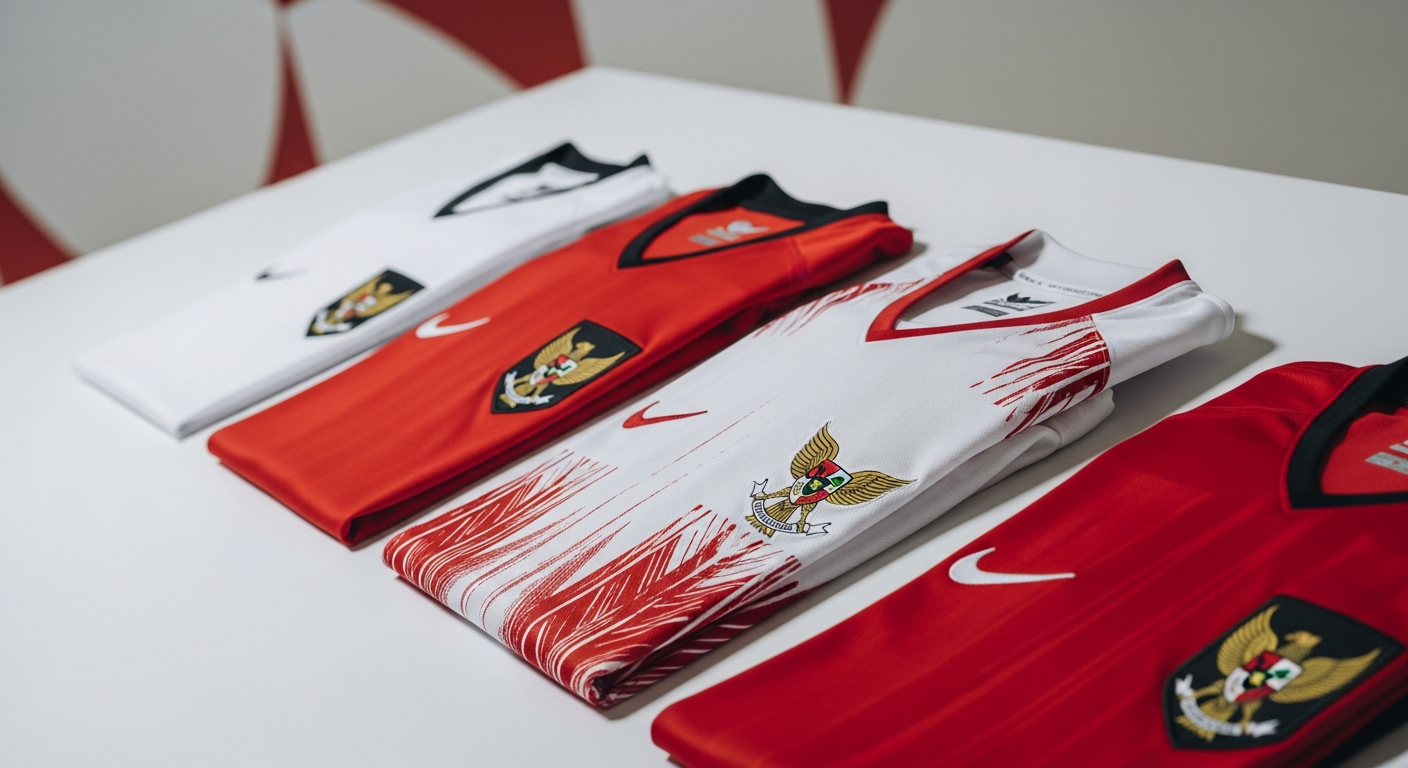 warna jersey merah dan putih