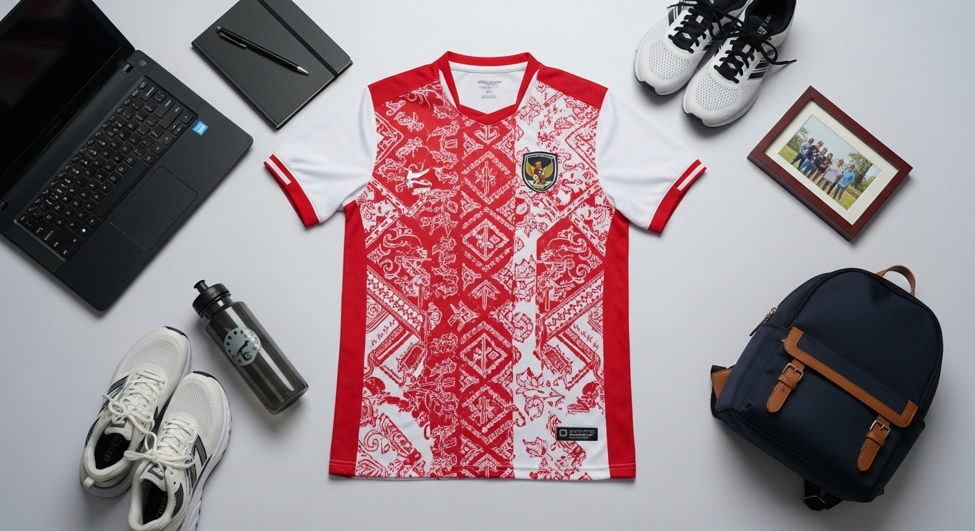 warna jersey merah dan putih