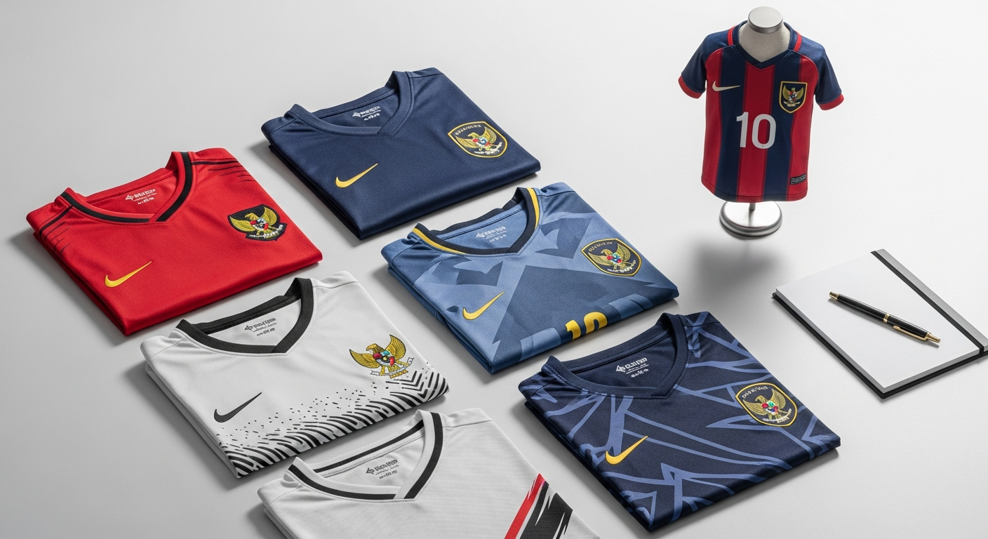 warna jersey tim Indonesia populer