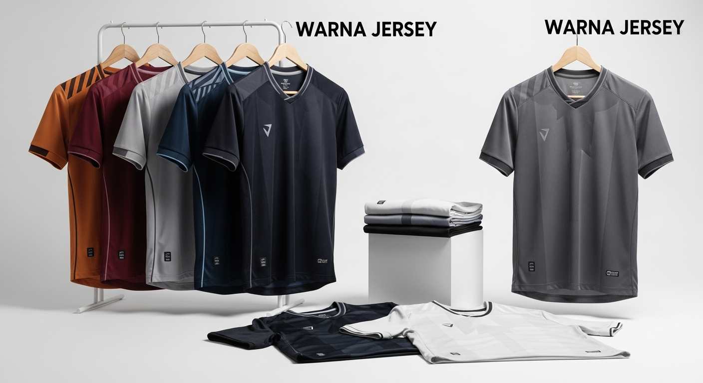 warna jersey untuk tim sepak bola