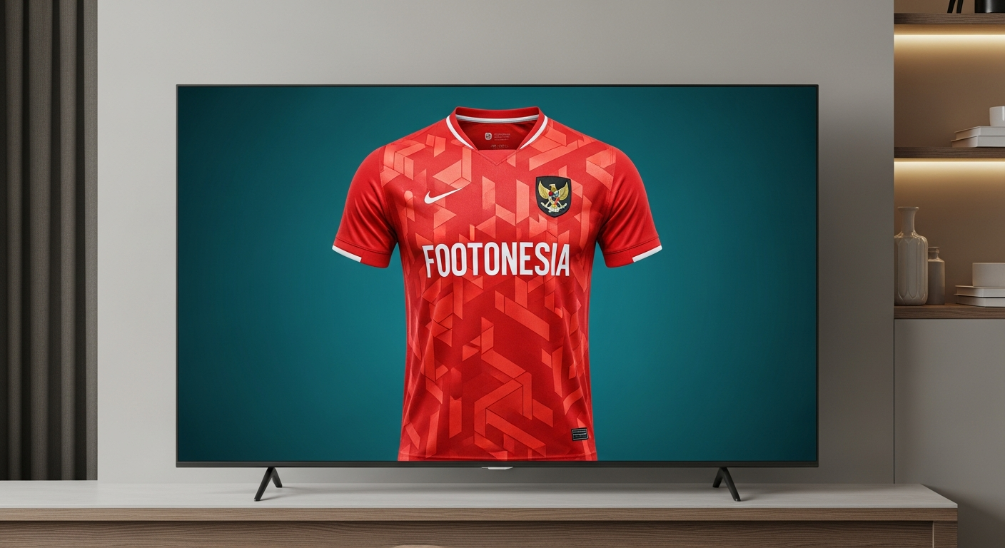 warna jersey yang cocok di layar TV