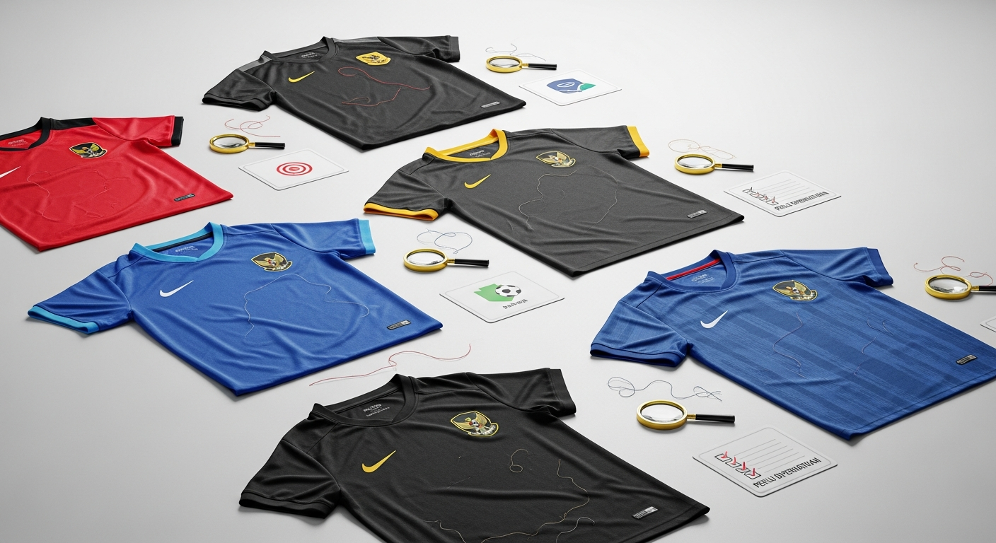 warna jersey yang cocok di layar TV