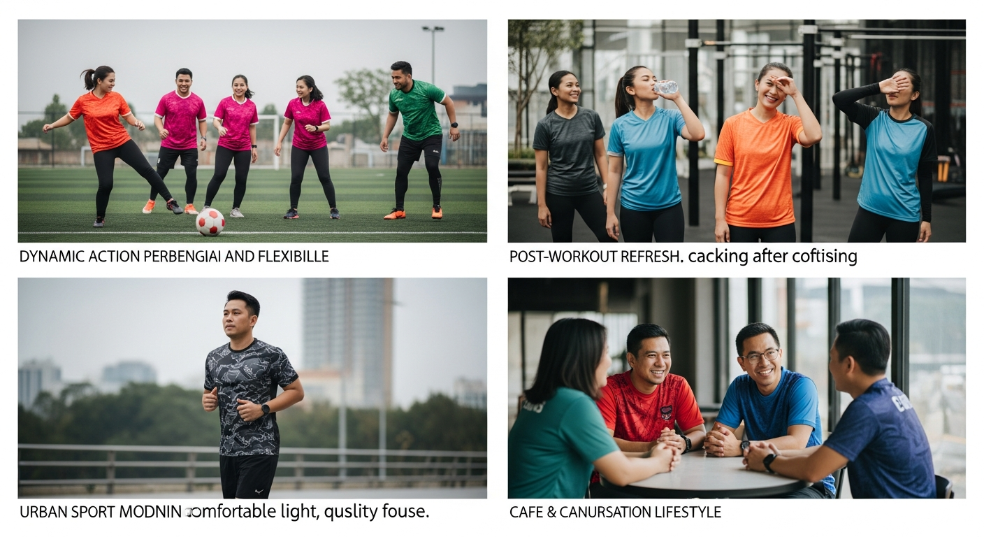 warna jersey yang cocok di layar TV