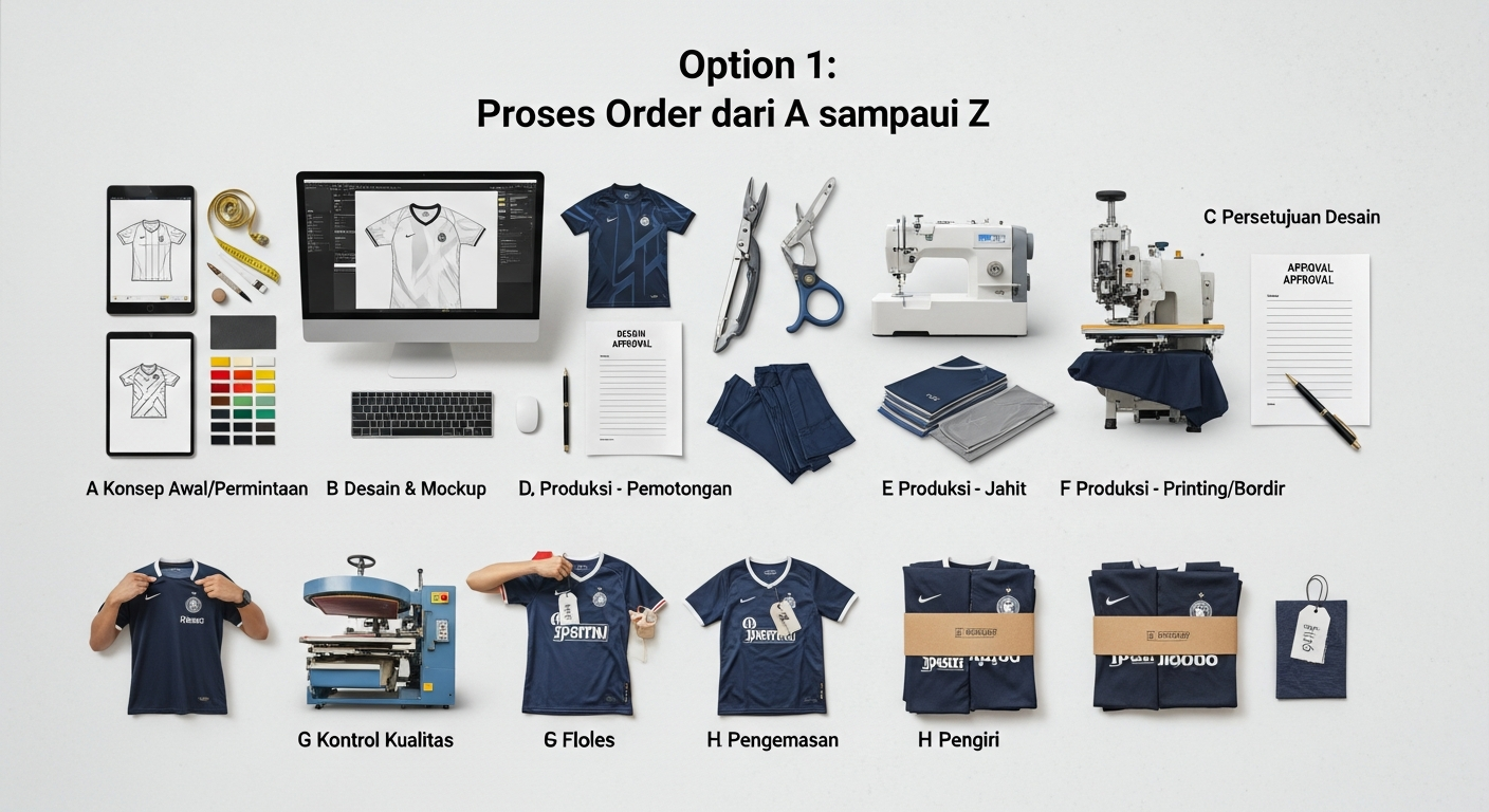 Proses Order dari A sampai Z - white label jersey jakarta | Natex Vendor