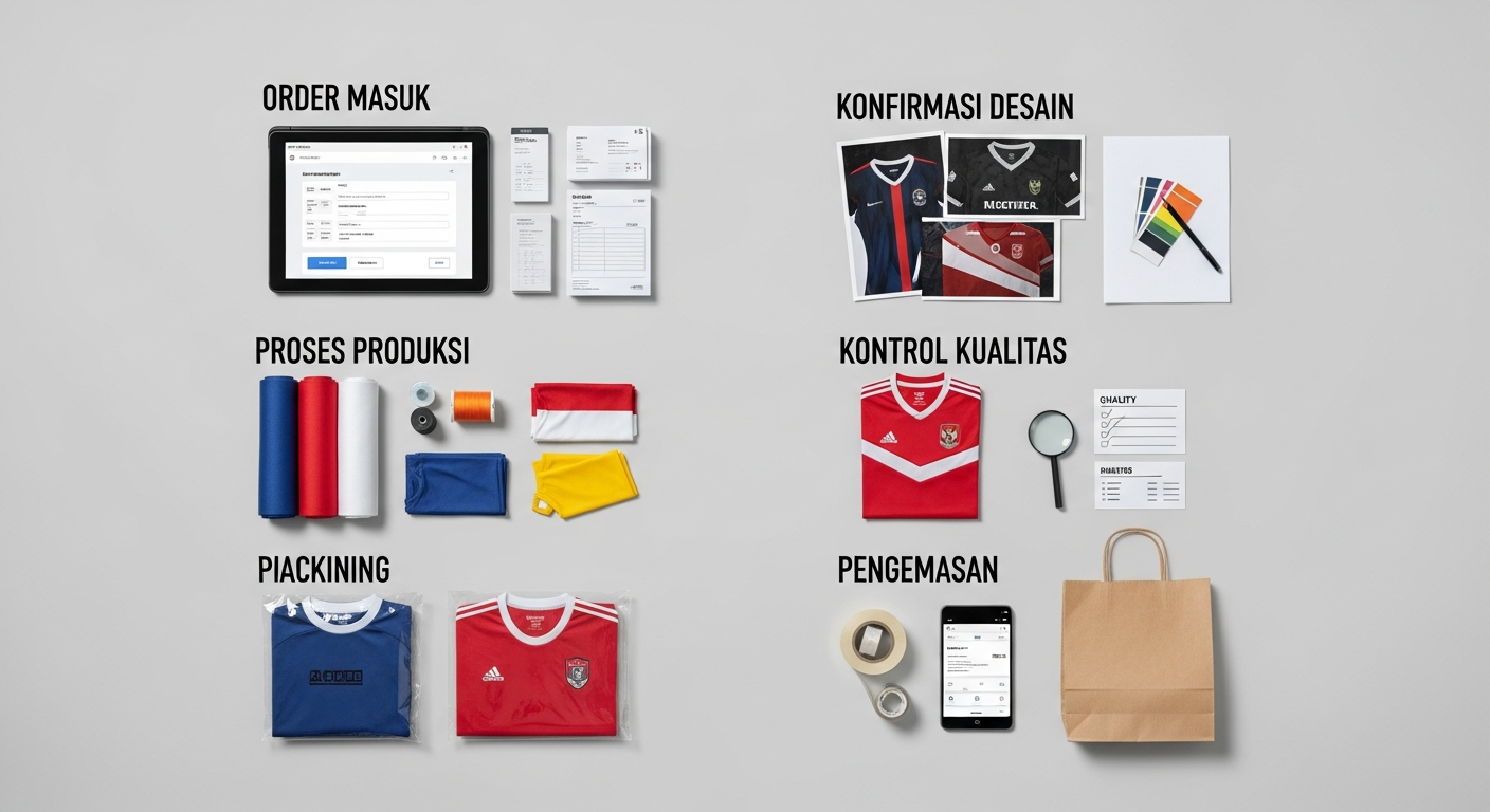 Proses Order dari A sampai Z - white label jersey surabaya | Natex Vendor